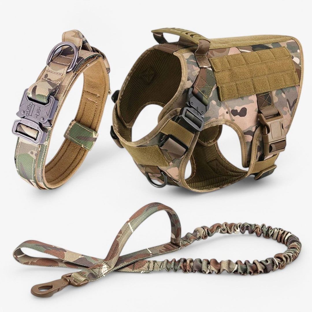 Military Dog Tactical Training Vest Quick-Release System
