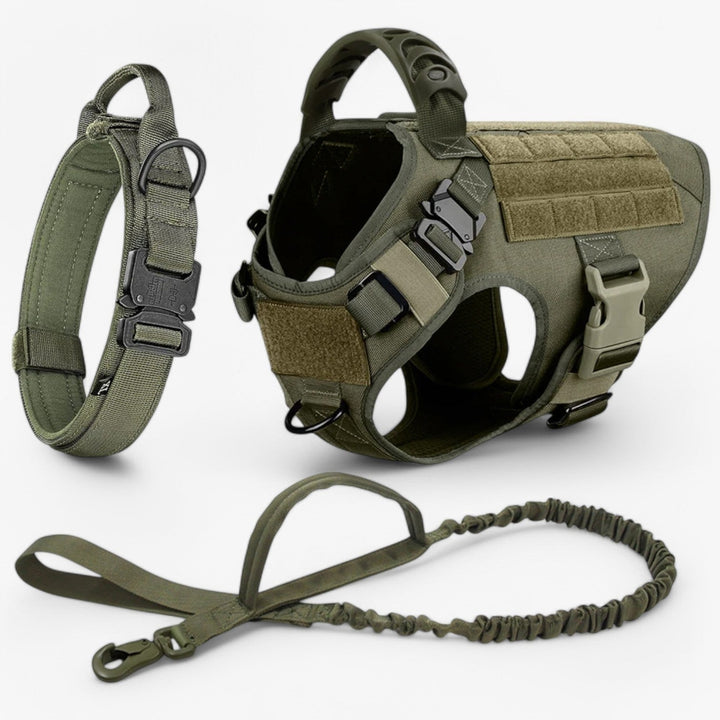 Military Dog Tactical Training Vest Quick-Release System