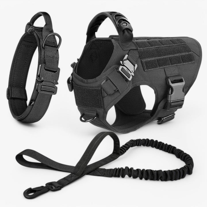 Military Dog Tactical Training Vest Quick-Release System
