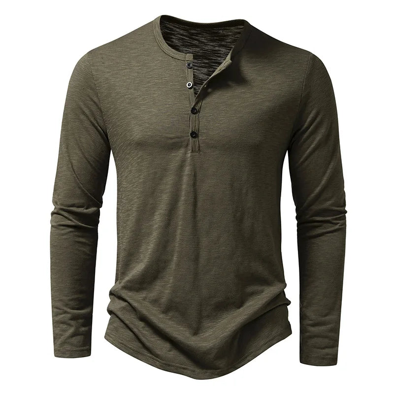 Lorenzo – Long Men's Shirt with Buttons