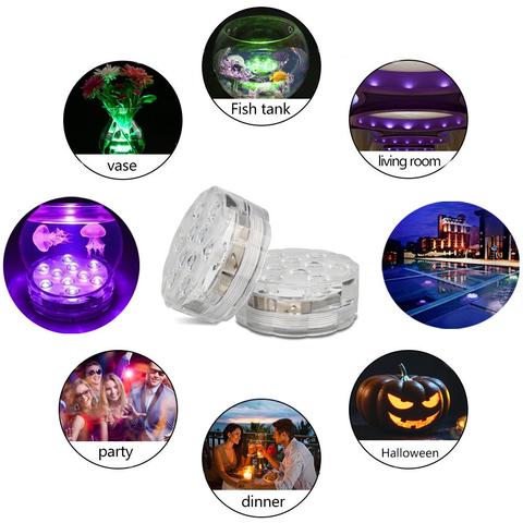 Submersible LED Lights for Indoor and Outdoor Use