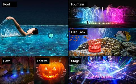 Submersible LED Lights for Indoor and Outdoor Use