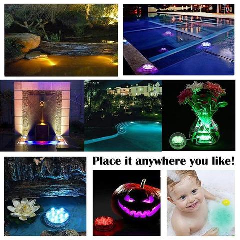 Submersible LED Lights for Indoor and Outdoor Use