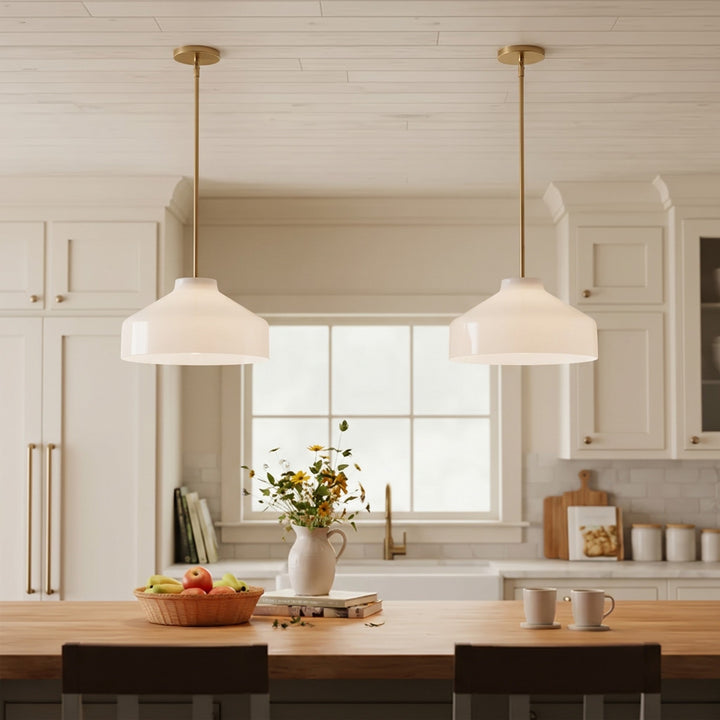 Nerys Nordic Minimalist Morandi Matte Metal Pendant Light