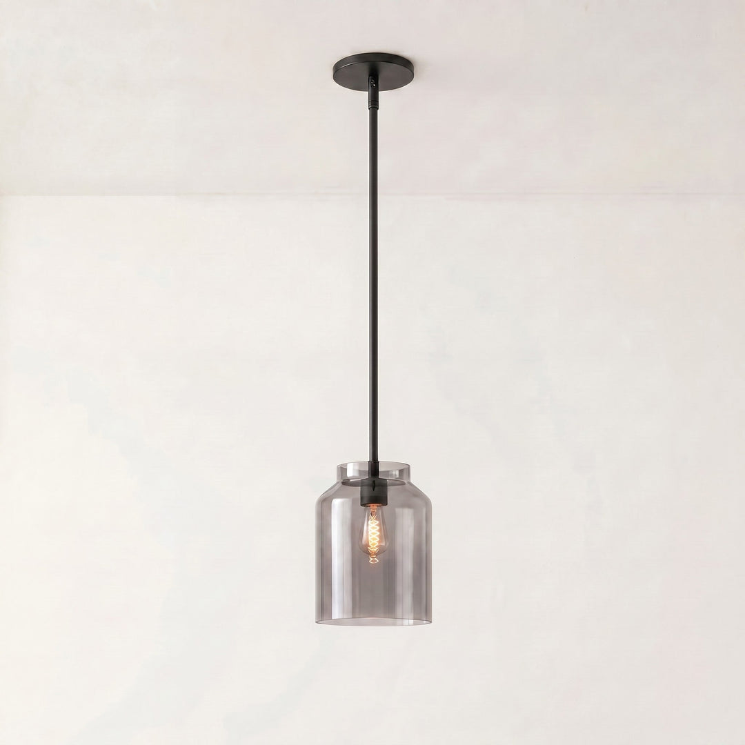 Nerys Nordic Minimalist Morandi Matte Metal Pendant Light