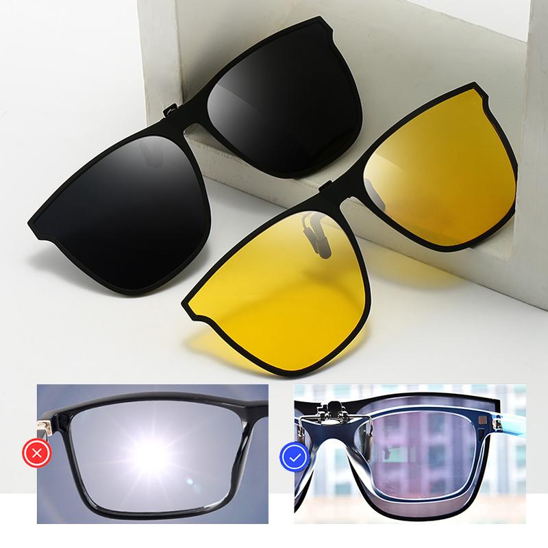 VistaLift Polarized Flip-Up Clip-On Sunglasses
