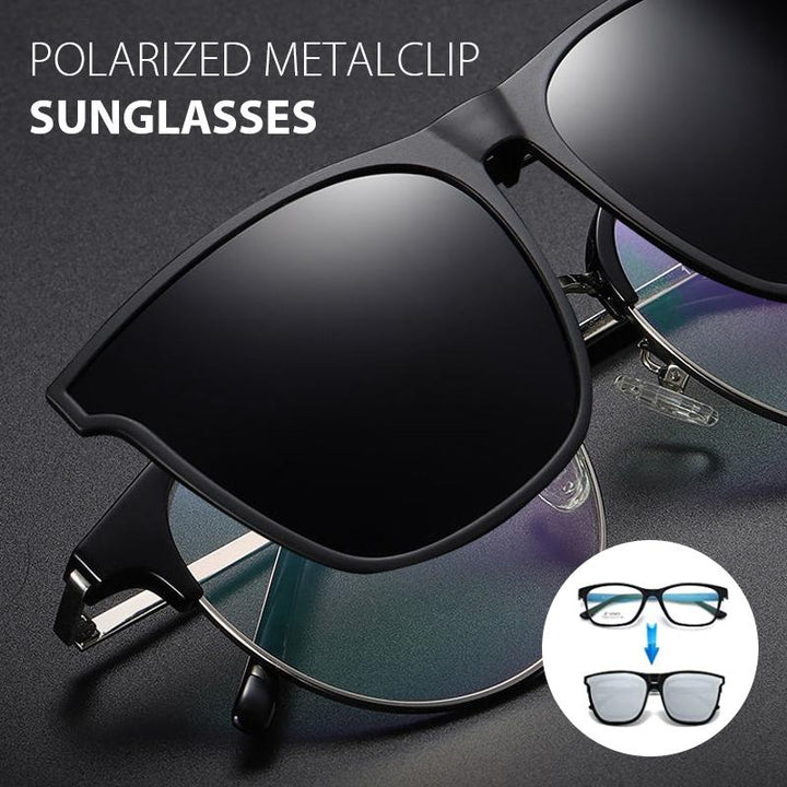 VistaLift Polarized Flip-Up Clip-On Sunglasses