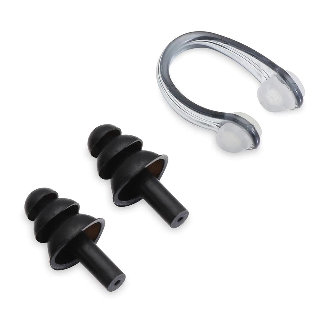 Pro Swimmer's Anti-Fog Goggle Kit with Swim Cap and Ear Plugs