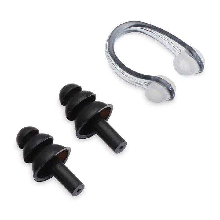 Pro Swimmer's Anti-Fog Goggle Kit with Swim Cap and Ear Plugs