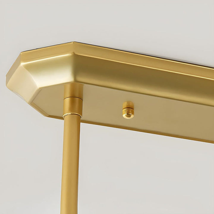 Nordic Pendant Light Multi-Head Long Glass Shades Dining