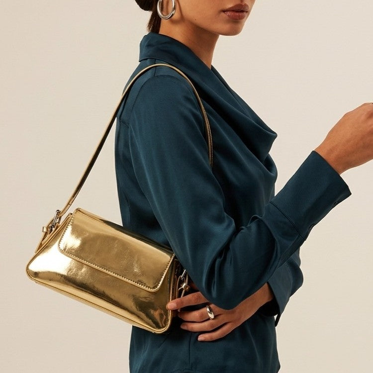Lumix – Women's Metallic Small Shoulder Bag