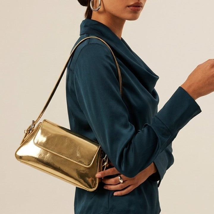 Lumix – Women's Metallic Small Shoulder Bag