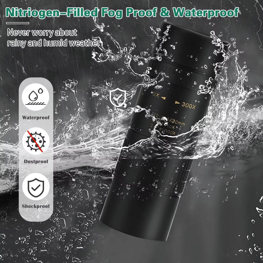 ProView HD Long Range Monocular with 7-17x Zoom, BAK4 Prism & Smartphone Mount
