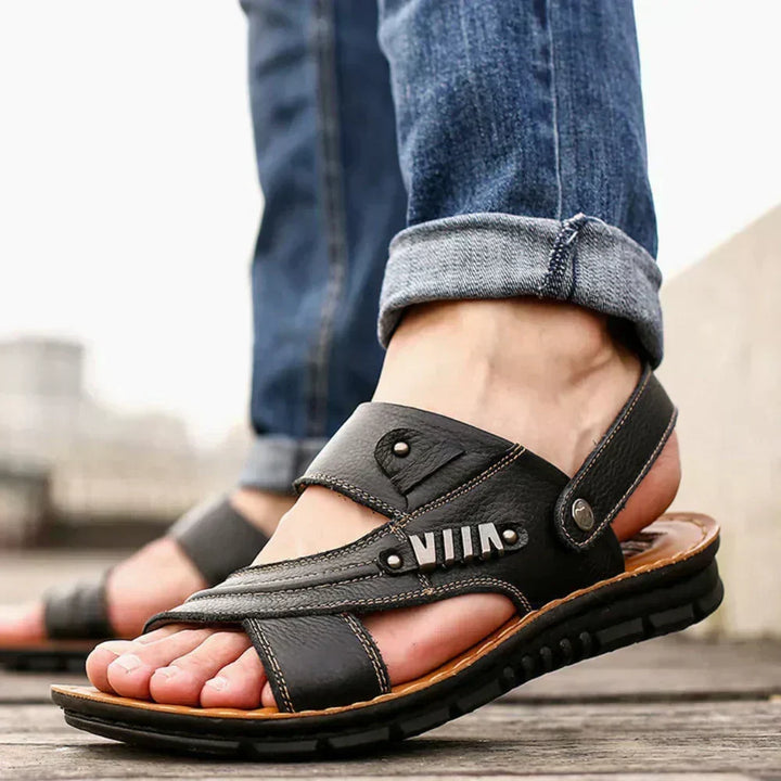 Arch Support Summer Sandals for Men – Adjustable & Breathable