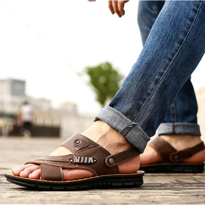 Arch Support Summer Sandals for Men – Adjustable & Breathable