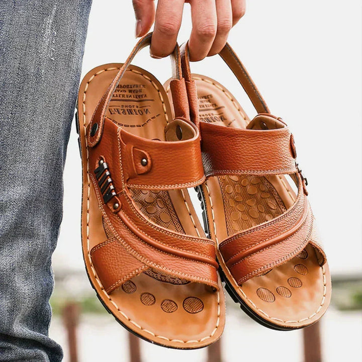 Arch Support Summer Sandals for Men – Adjustable & Breathable
