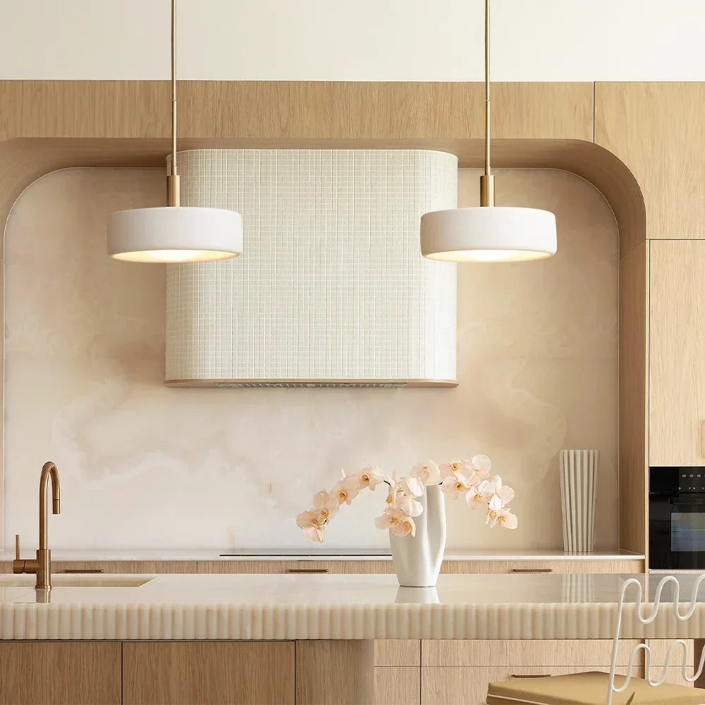 Modern White Porcelain Pendant Lamp