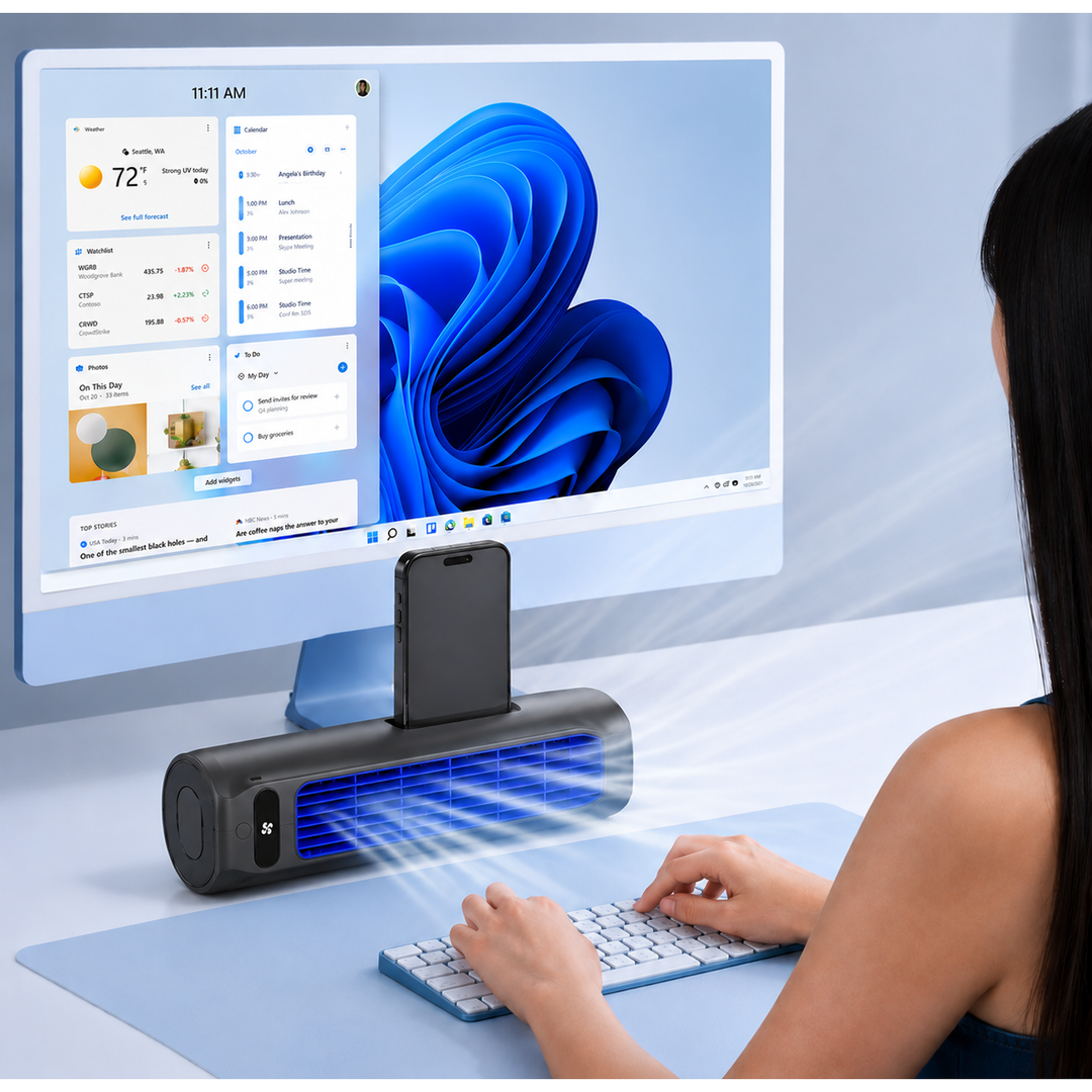 Compact Rechargeable Personal Air Cooler for Home, Office & Bedroom