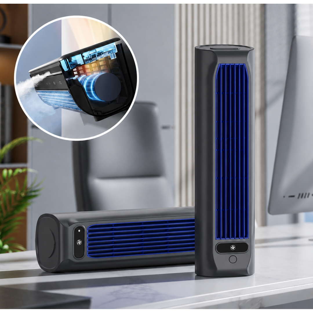 Compact Rechargeable Personal Air Cooler for Home, Office & Bedroom