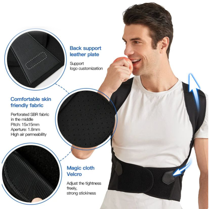 Posture Corrector Back Support Strap Instant Shoulder Alignment