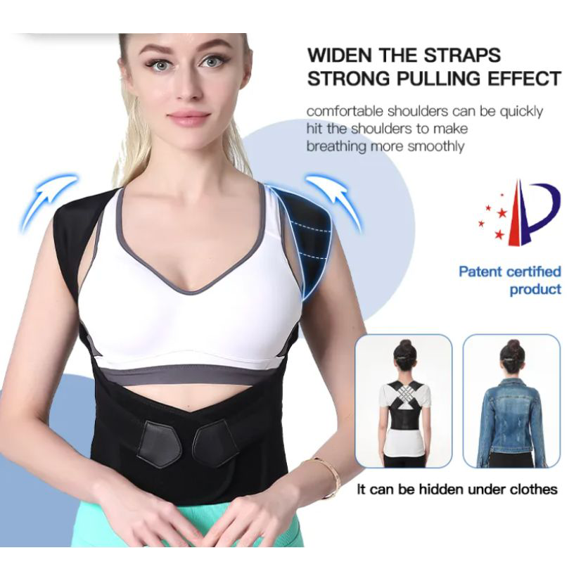 Posture Corrector Back Support Strap Instant Shoulder Alignment