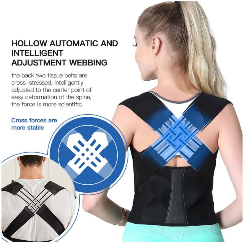 Posture Corrector Back Support Strap Instant Shoulder Alignment