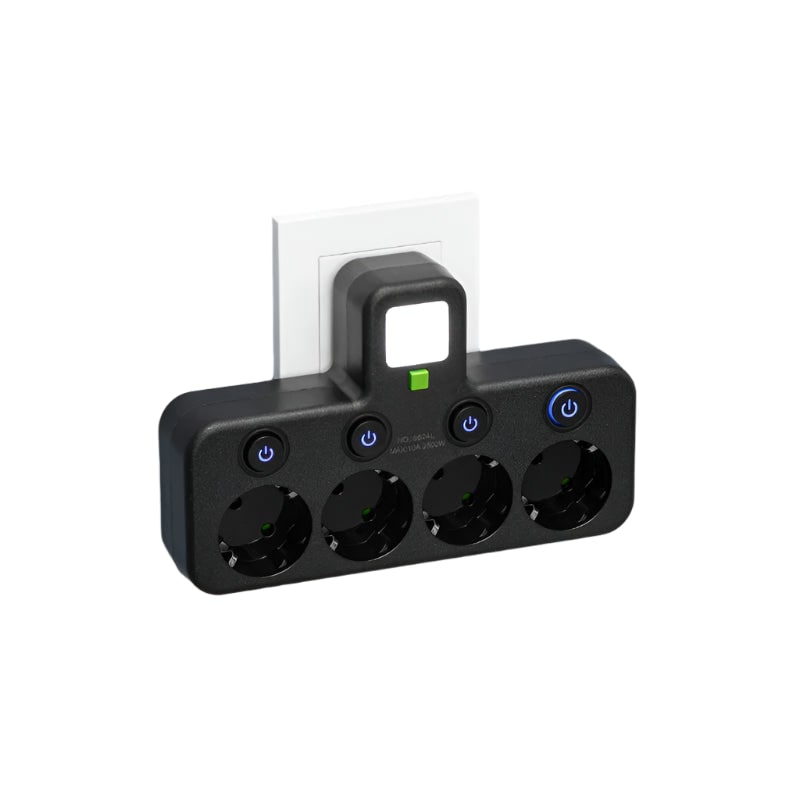 Power Strip Ports Surge Protection & Control Switch