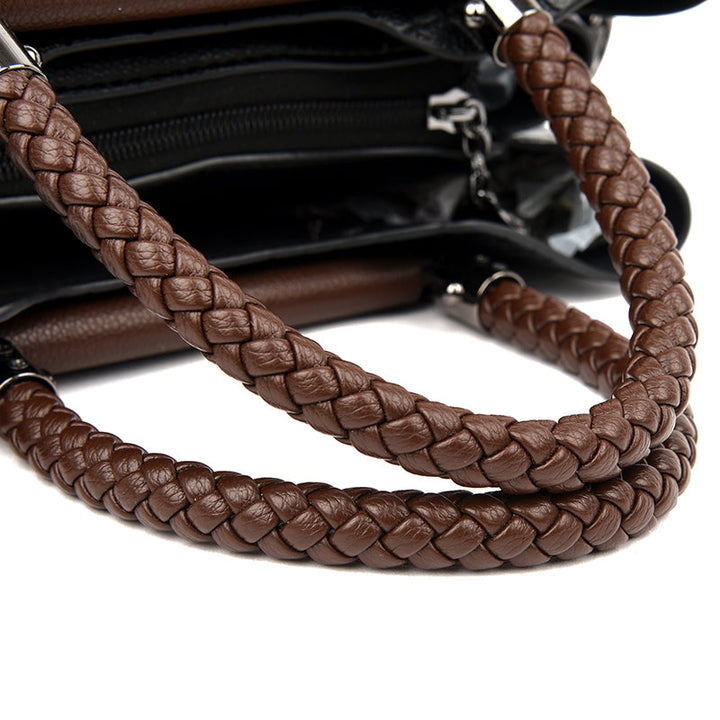 Lena – Croc Embossed Top Handle Bag, Shoulder Bag