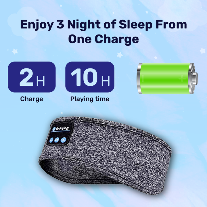 Comfort Sleep Headband - Wireless Audio Headphones for Better Rest
