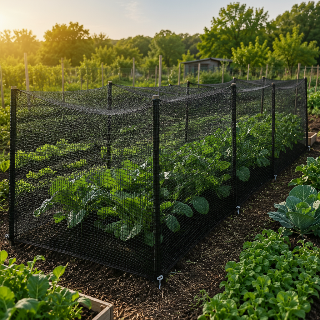 Protective Netting Orchards Birds & Deer Easy Setup Outdoor Use