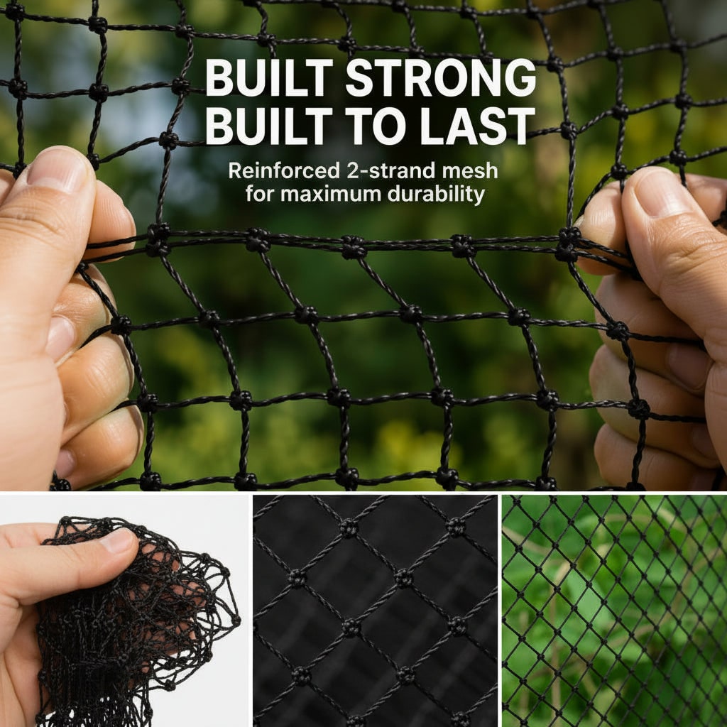 Protective Netting Orchards Birds & Deer Easy Setup Outdoor Use