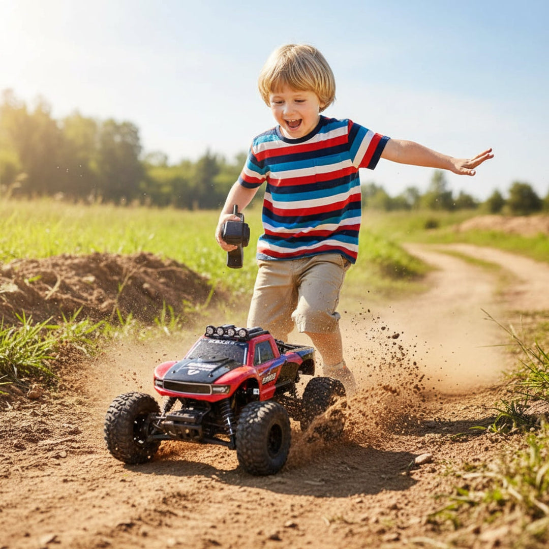 All-Terrain 4WD Off-Road RC Truck with Waterproof Design
