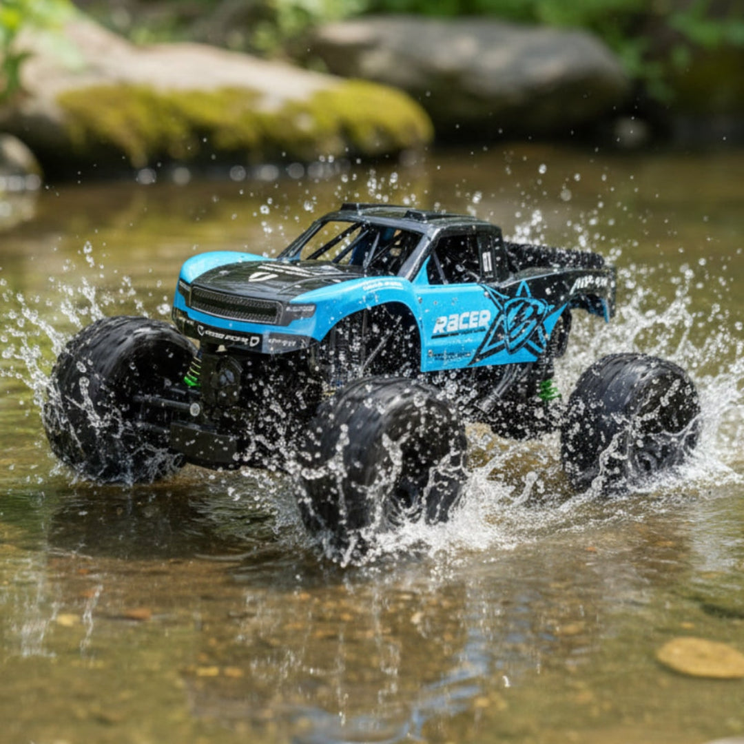 All-Terrain 4WD Off-Road RC Truck with Waterproof Design