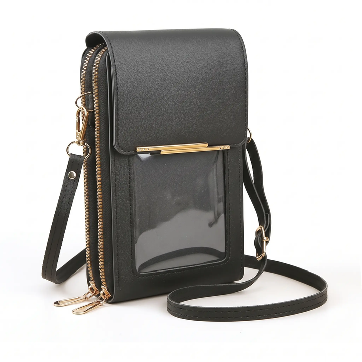 Secure Travel Crossbody Phone Wallet with RFID Protection – Waterproof & Hands-Free