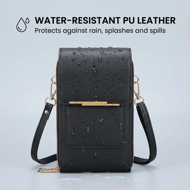 Secure Travel Crossbody Phone Wallet with RFID Protection – Waterproof & Hands-Free