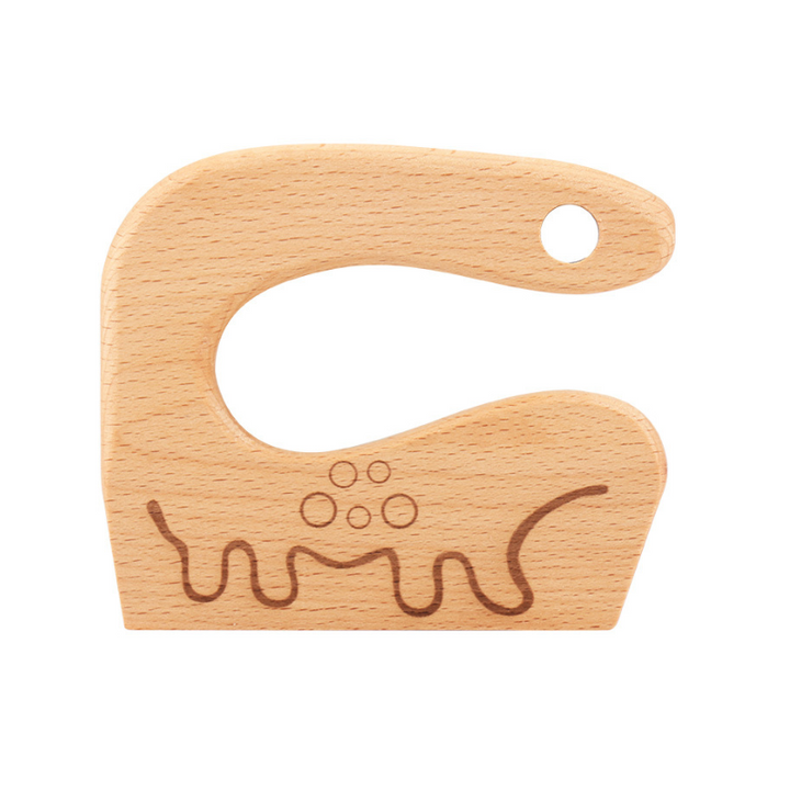 Safe Montessori Children's Knife in Natural Wood
