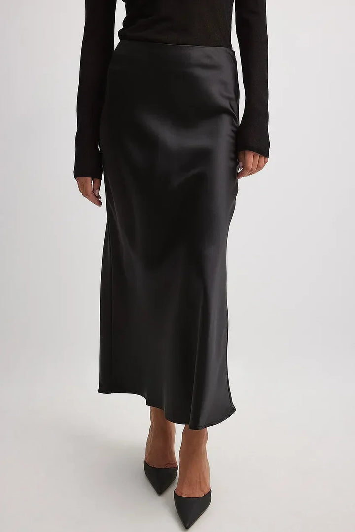 Chaveli - High Waist Satin Skirt