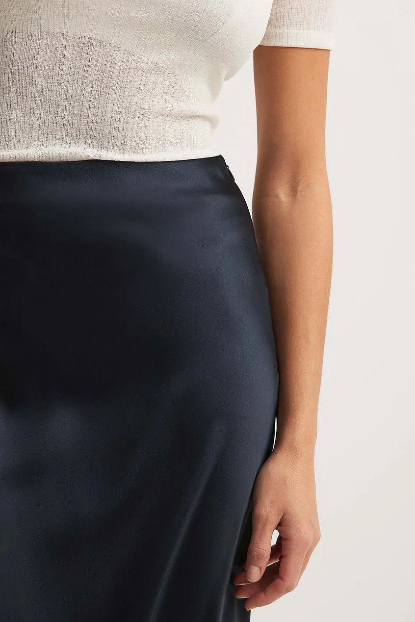 Chaveli - High Waist Satin Skirt