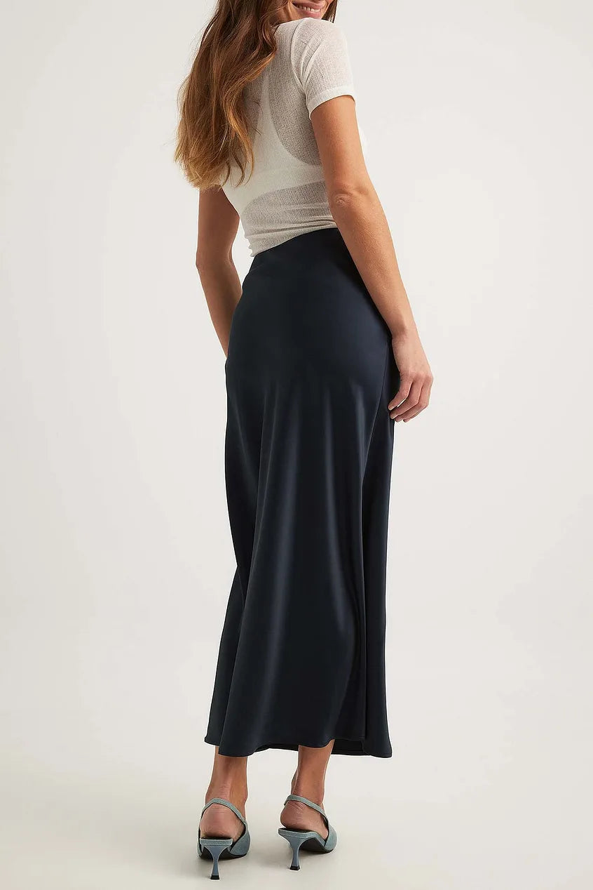 Chaveli - High Waist Satin Skirt