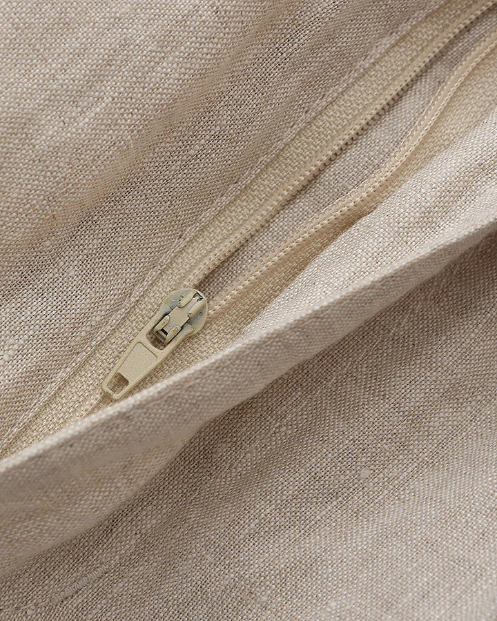 Men's Linen Shorts Straight Fit Summer Casual