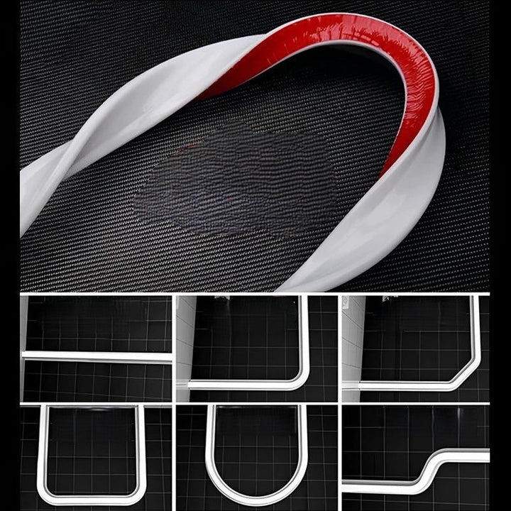 Water-Repellent Silicone Strip for Bathroom