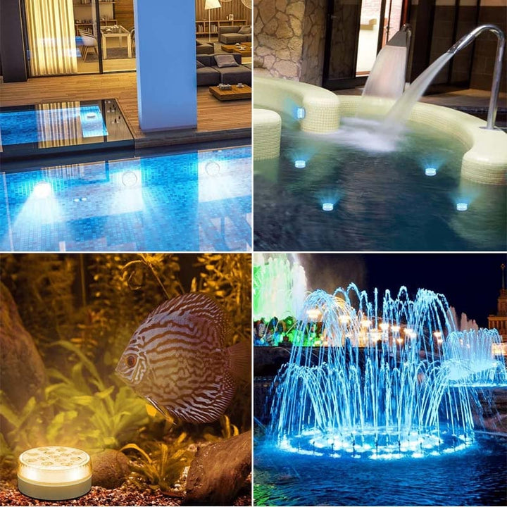 Self-adhesive waterproof LED lighting with 16 colors for pool