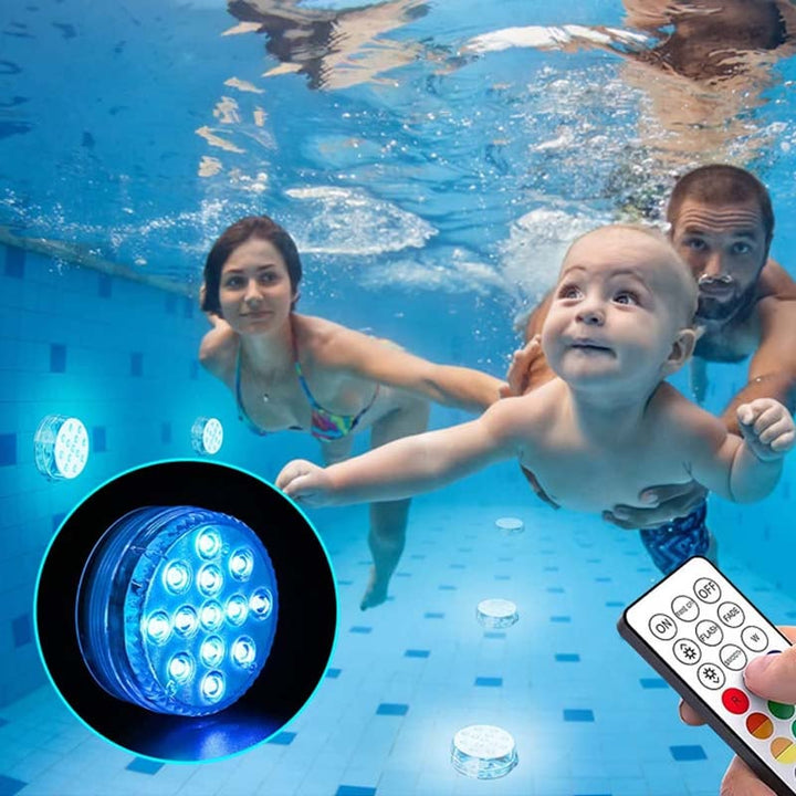 Self-adhesive waterproof LED lighting with 16 colors for pool