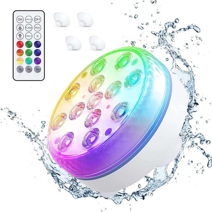 Self-adhesive waterproof LED lighting with 16 colors for pool