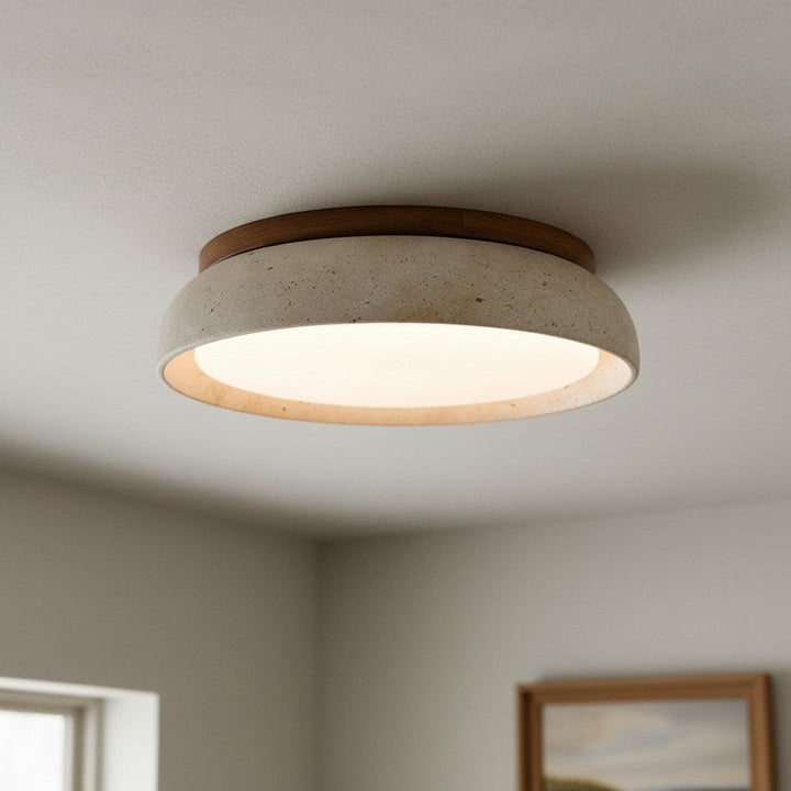 Modern Scandinavian Travertine Ceiling Lamp