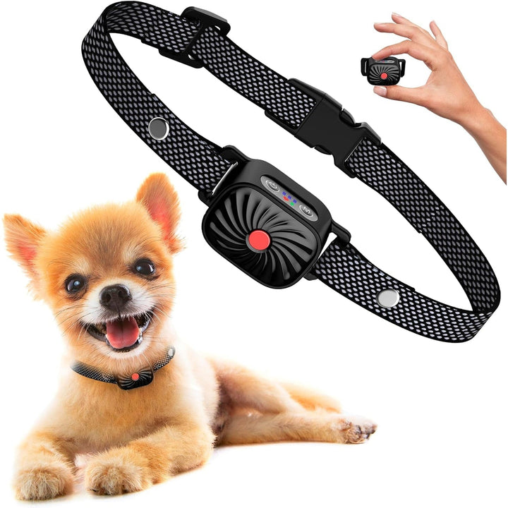 Compact Vibration Training Collar for Small Dogs - Adjustable Sound & Vibration Modes
