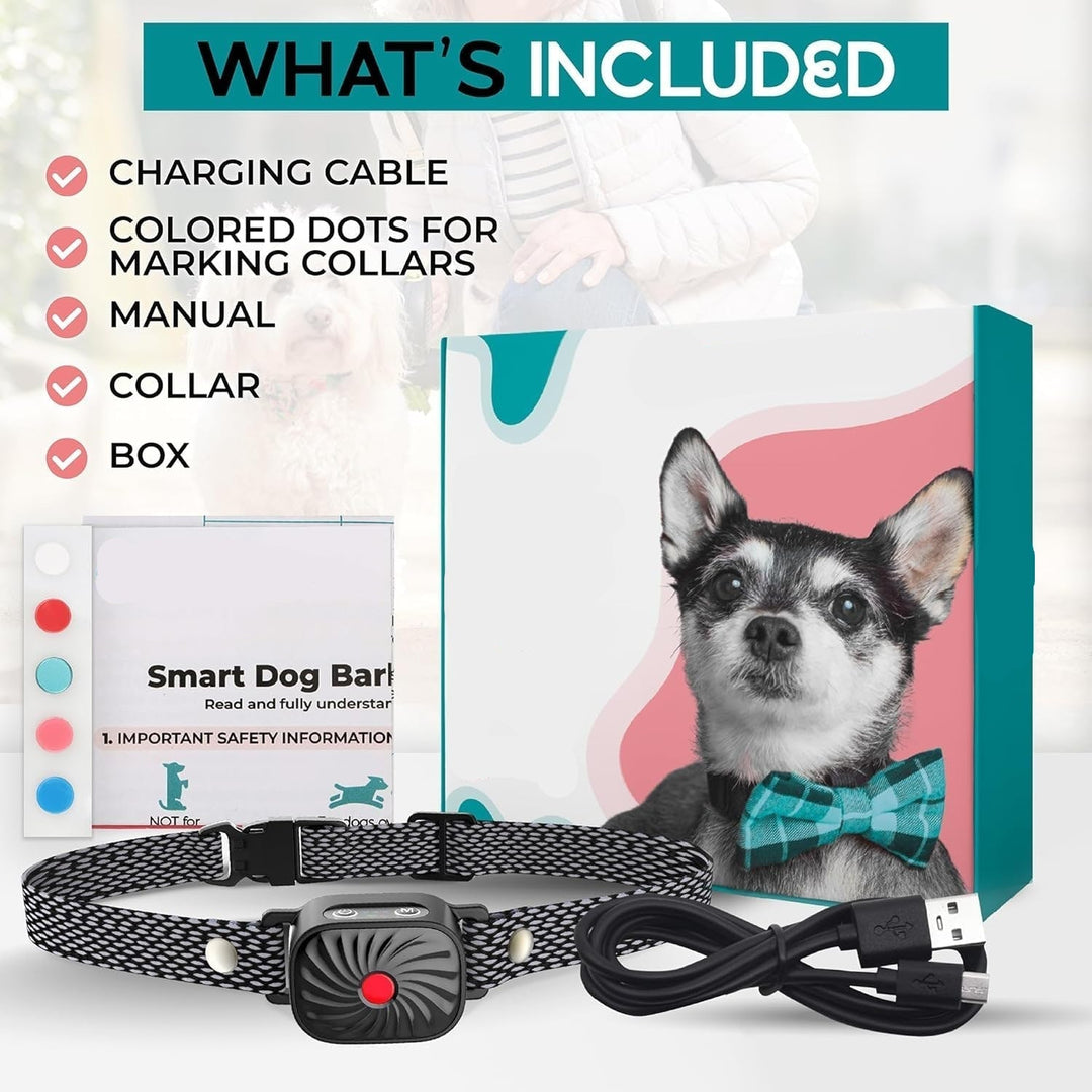 Compact Vibration Training Collar for Small Dogs - Adjustable Sound & Vibration Modes