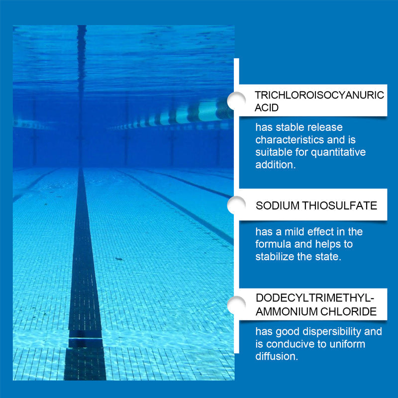 Pool Maintenance Liquid 100 ml Chlorine-Free for Crystal Clear Water and Algae Control | Suitable for Inflatable Pool Jacuzzi Hot Tub Bubble Bath | Sansoti