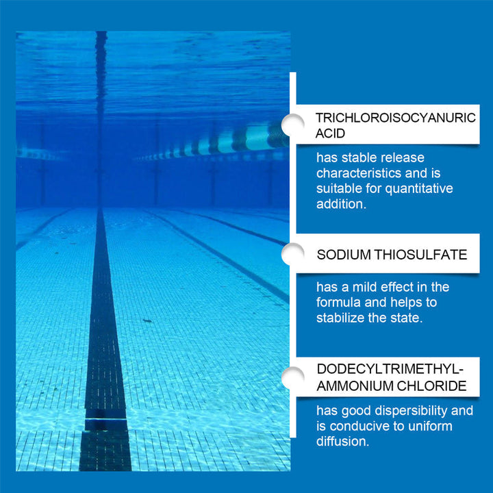 Pool Maintenance Liquid 100 ml Chlorine-Free for Crystal Clear Water and Algae Control | Suitable for Inflatable Pool Jacuzzi Hot Tub Bubble Bath | Sansoti