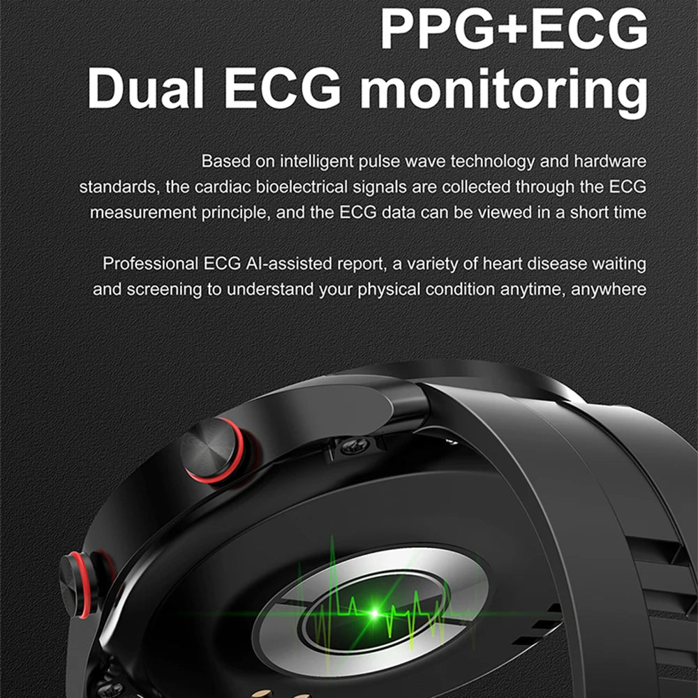 GlucoseGuard Smartwatch - Pain-Free Glucose Measurement & Health